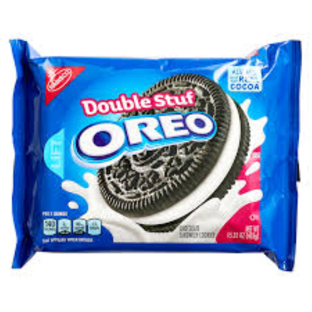 OREO DOUBLE STUFF SANDWICH COOKIES 135.3G